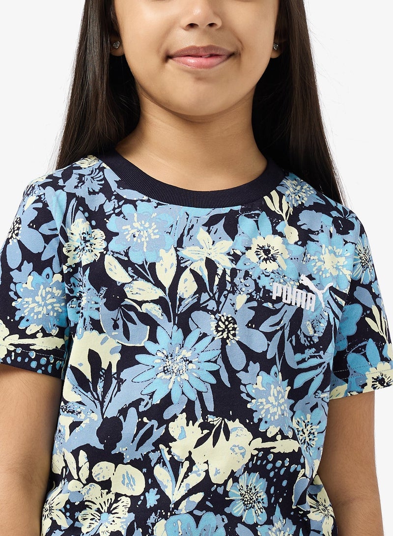 PUMA Youth Essential Nature 2.0 All Over Printed T-Shirt - Image 3